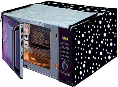 Lala Maneet Microwave Oven  Cover(Width: 54.61 cm, Black)