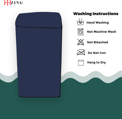 Hizing Semi-Automatic Washing Machine  Cover(Width: 89 cm, Blue, Red)