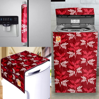 Kanushi Industries Top Loading Washing Machine  Cover(Width: 58.42 cm, Maroon)