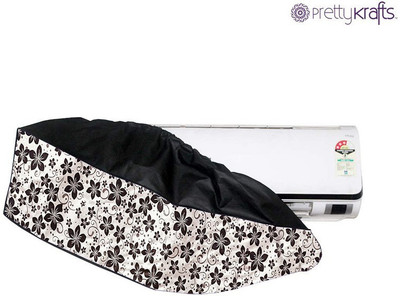 Delideal Air Conditioner  Cover(Width: 46 cm, Black, Grey)