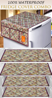 RELOOK INDUSTRIES Refrigerator  Cover(Width: 99 cm, MULTI)