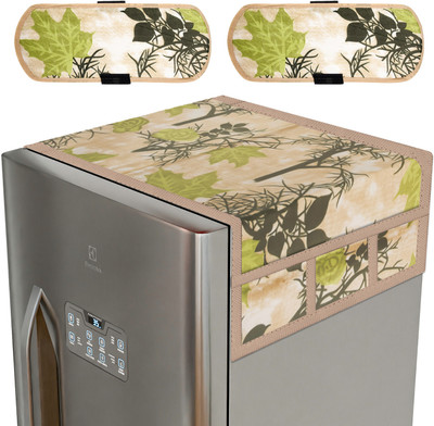KUBER INDUSTRIES Fridge Mat(Width: 98 cm, Green)