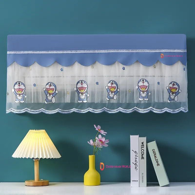 DARSHANAM WORLD Air Conditioner  Cover(Width: 97 cm, BLUE)