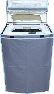 Pardzworld Top Loading Washing Machine  Cover(Width: 61 cm, Grey)