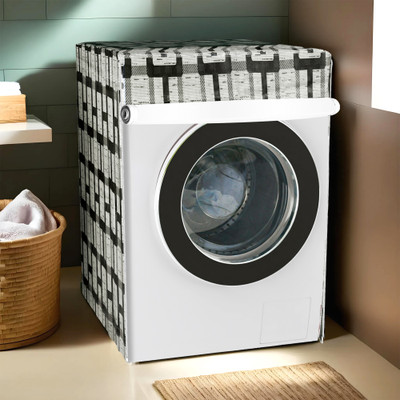 KUBER INDUSTRIES Front Loading Washing Machine  Cover(Width: 60 cm, Grey)