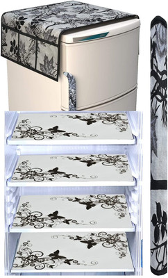 RichBox Refrigerator  Cover(Width: 54 cm, BlackJhaad)