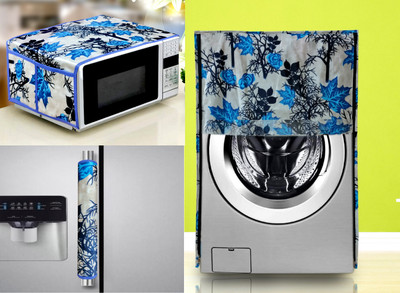 Comfort House Front Loading Washing Machine  Cover(Width: 58.42 cm, Blue)