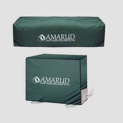 Amarud Air Conditioner  Cover(Width: 111 cm, Green)