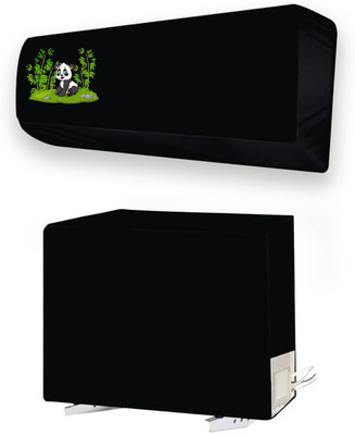 ME AND ME Air Conditioner  Cover(Width: 111.3 cm, Black)