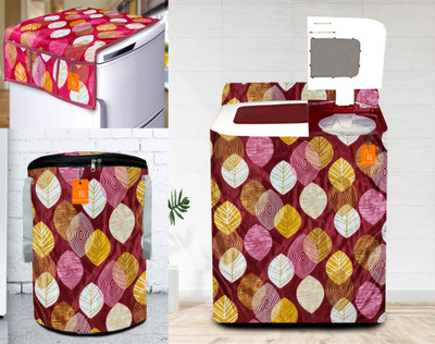 RELOOK INDUSTRIES Semi-Automatic Washing Machine  Cover(Width: 79 cm, Maroon)