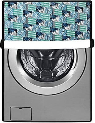 Nitasha Front Loading Washing Machine  Cover(Width: 61 cm, Blue)