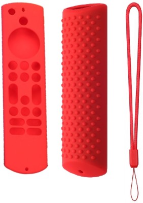 AddGrip Remote  Cover(Width: 0.4 cm, Silicone cover fit for Amazon Basic, Croma Fire TV, Onida Fire TV Remote - Red)