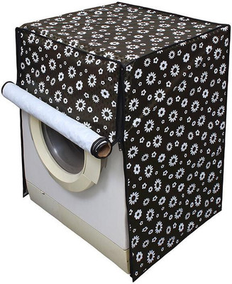 Homeify Front Loading Washing Machine  Cover(Width: 65 cm, Black, White)