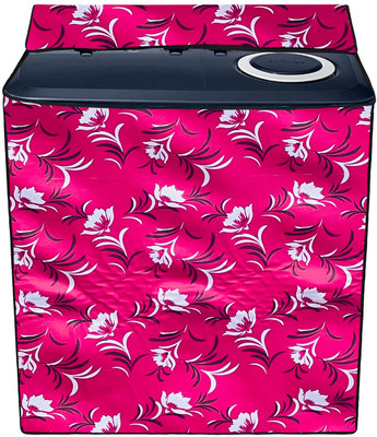 Amodori Semi-Automatic Washing Machine  Cover(Width: 87 cm, Pink)