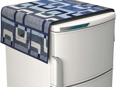 REVEXO Refrigerator  Cover(Width: 56.5 cm, Multicolor)
