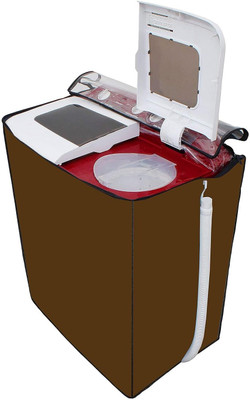 Crosia Craft Semi-Automatic Washing Machine  Cover(Width: 82 cm, Brown)