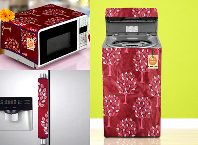 Kanushi Industries Top Loading Washing Machine  Cover(Width: 58 cm, Maroon)
