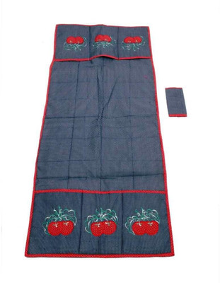 KUBER INDUSTRIES Refrigerator  Cover(Width: 98 cm, Blue)