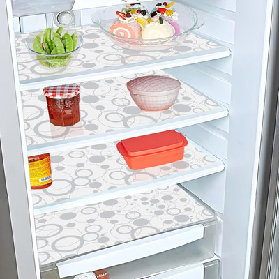 KUBER INDUSTRIES Fridge Mat(Width: 48 cm, White)