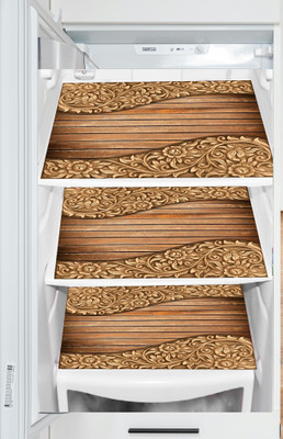 REVEXO Fridge Mat(Width: 32 cm, Multicolor)