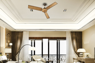 The Furnishing Tree Ceiling Fan  Cover(Width: 16.51 cm, Brown)