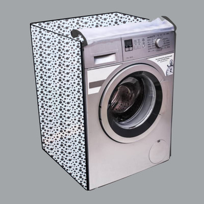 Nitasha Front Loading Washing Machine  Cover(Width: 64 cm, White, Grey)
