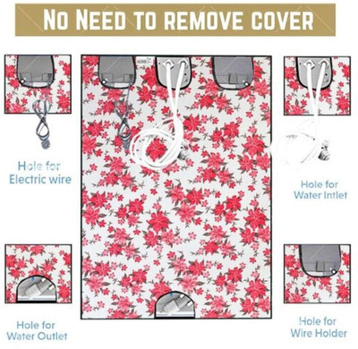 Shri shyam ji Top Loading Washing Machine  Cover(Width: 57 cm, GREY)