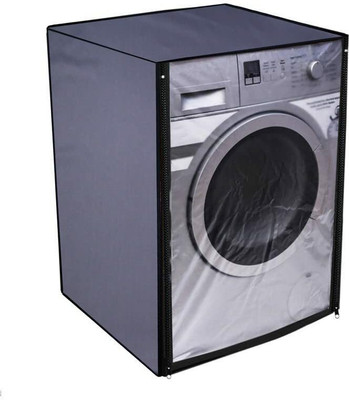 HOMEWEAVES Front Loading Washing Machine  Cover(Width: 66 cm, Grey)