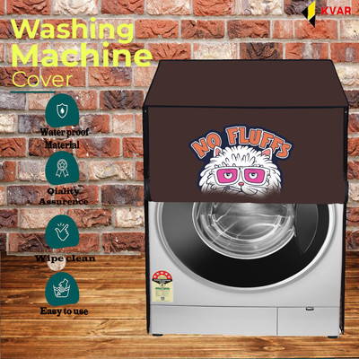 KVAR Front Loading Washing Machine  Cover(Width: 69 cm, Brown)