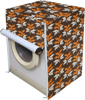 Woah Front Loading Washing Machine  Cover(Width: 58.4 cm, Brown Leaf)