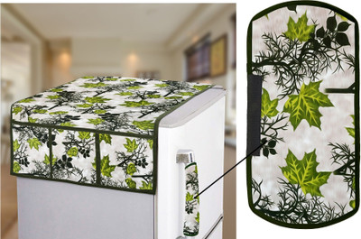 E-Retailer Refrigerator  Cover(Width: 99 cm, Value For Money Combo Pack Of 2 Piece, Green)