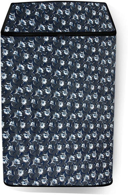 Nitasha Top Loading Washing Machine  Cover(Width: 59 cm, Tealish Blue, Metallic Silver)