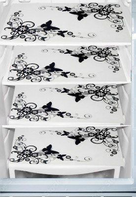 REVEXO Fridge Mat(Width: 32 cm, Multicolor, White)