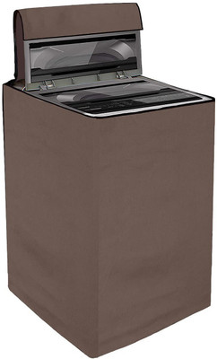 DEEPCREATIONS Top Loading Washing Machine  Cover(Width: 63 cm, Coffee Brown)