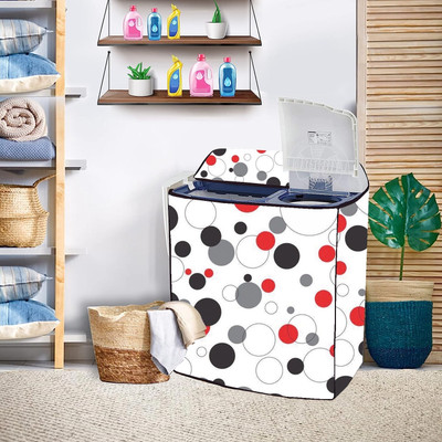 Acoma Semi-Automatic Washing Machine  Cover(Width: 48.26 cm, White)