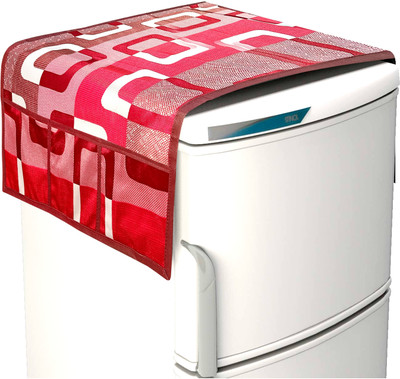 LooMantha Refrigerator  Cover(Width: 55 cm, Multicolor)