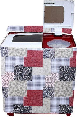 KUBER INDUSTRIES Semi-Automatic Washing Machine  Cover(Width: 82 cm, Maroon)