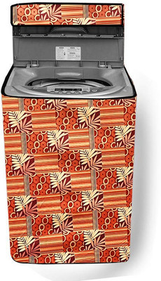 JM Homefurnishings Top Loading Washing Machine  Cover(Width: 61 cm, Orange, Yellow)