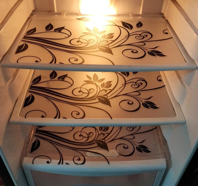 LooMantha Fridge Mat(Width: 43 cm, White)