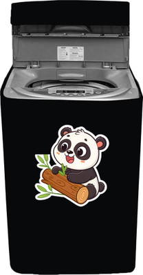 Amodori Top Loading Washing Machine  Cover(Width: 63 cm, Black, Brown)