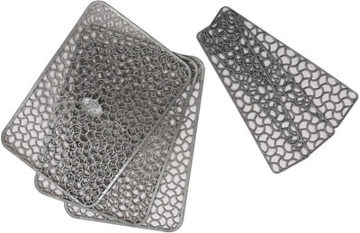 KUBER INDUSTRIES Fridge Mat(Width: 44 cm, Grey)