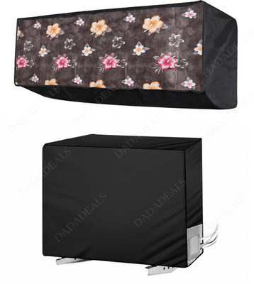DADADEALS Air Conditioner  Cover(Width: 111.76 cm, Brown)