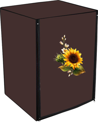 Adira Front Loading Washing Machine  Cover(Width: 64 cm, Brown)