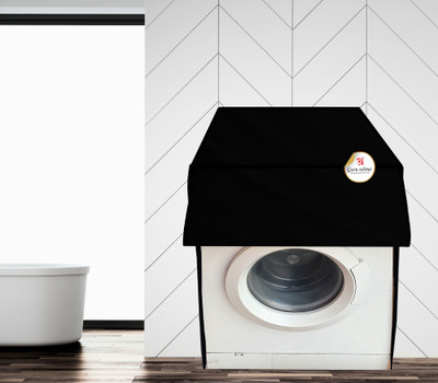 GURU-ISHMA Front Loading Washing Machine  Cover(Width: 53.38 cm, Black)