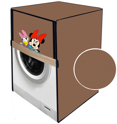 JM Homefurnishings Front Loading Washing Machine  Cover(Width: 69 cm, Beige)