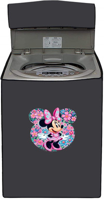 SO HOMEFURNISHING Top Loading Washing Machine  Cover(Width: 66.4 cm, Grey)