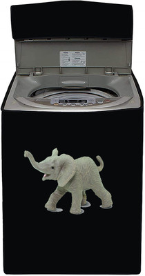 SIMSSOLUTIONS Top Loading Washing Machine  Cover(Width: 67.0999999999999 cm, Black)