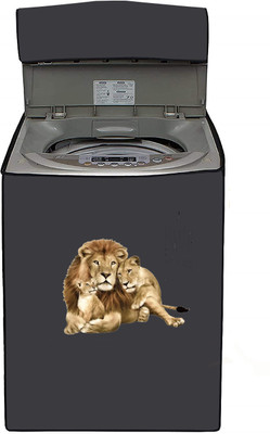 SIMSSOLUTIONS Top Loading Washing Machine  Cover(Width: 55 cm, Grey)