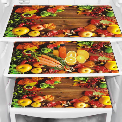 SANRAKSSHAN Fridge Mat(Width: 44 cm, Multicolor)