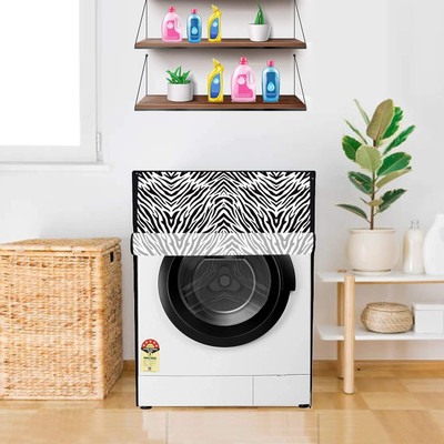 Immix Front Loading Washing Machine  Cover(Width: 50.8 cm, Black, White)